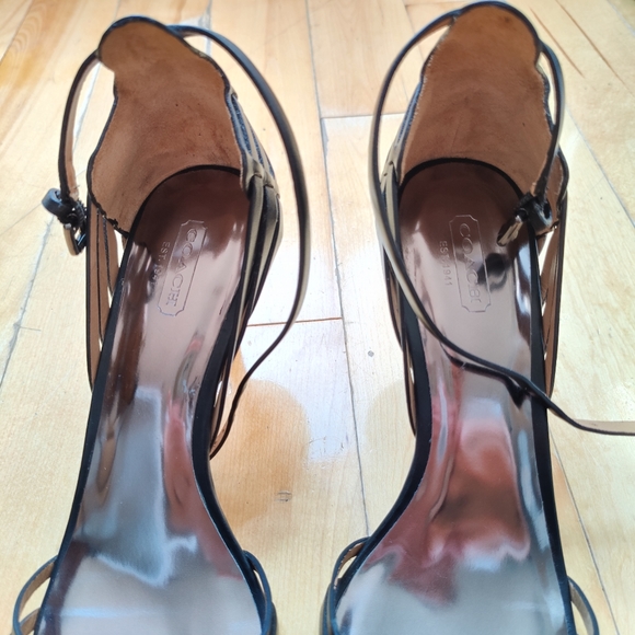 Coach 'Kamea' strappy stiletto sandals - 9.5 b - Picture 13 of 16